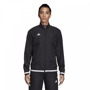 NWOT Adidas Team 19 Woven jacket black logo Women Large multi-sport activewear